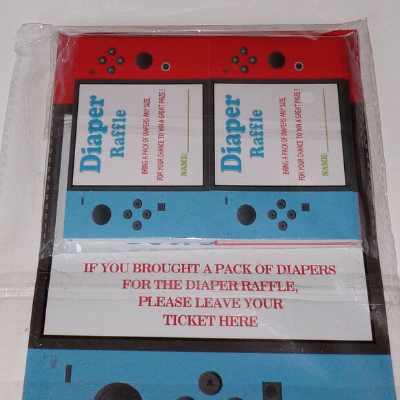 NEW Baby Shower Diaper Raffle Tickets for Game - Picture 2 of 7